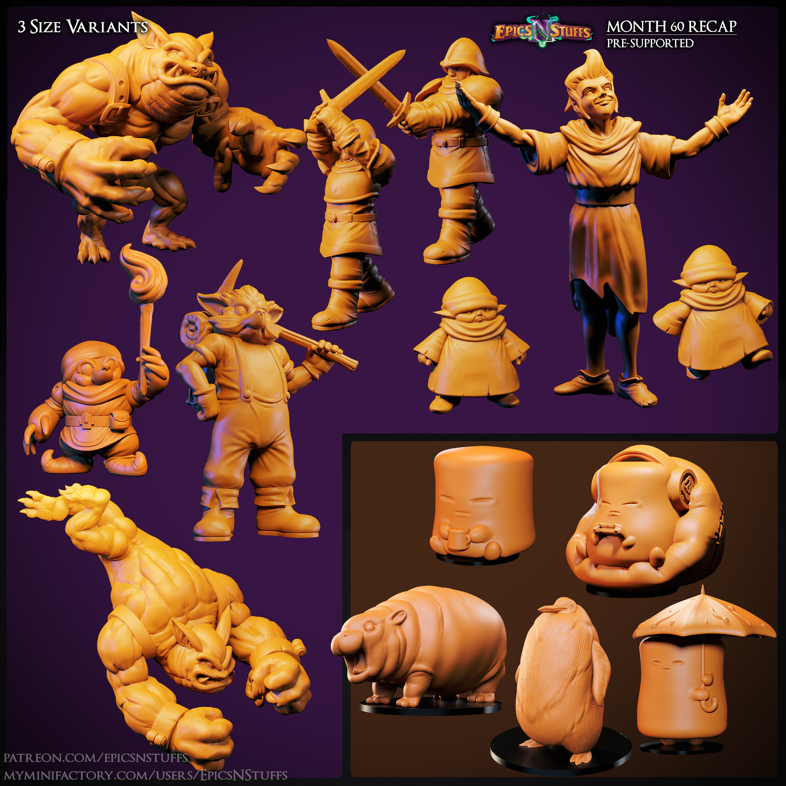 Epics 'N' Stuffs Month 60 Releases - pre-supported